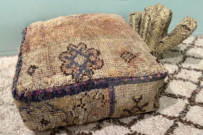 Marokkaanse Poef nr.44129 60cm x 60cm x 25cm