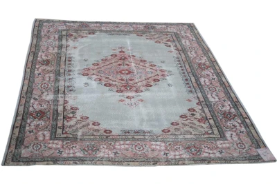 Vintage vloerkleed groen 10588 265cm x 203cm 