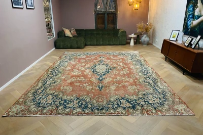 Vintage kirman vloerkleed 60111 403cm x 288cm