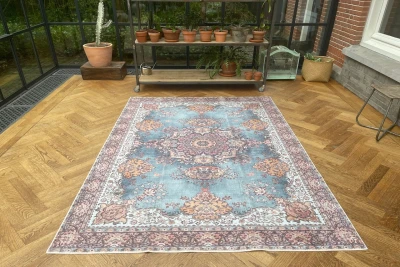 Vintage look vloerkleed, diverse maten (1637).  