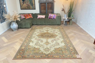 Vintage vloerkleed 14798 301cm x 202cm