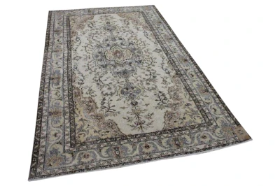 Vintage vloerkleed zandkleur 14950 278cm x 172cm