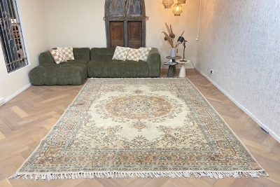 Vintage vloerkleed 16418 360cm x 270cm