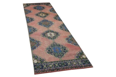 Vintage vloerkleed loper 56103 350cm x 92cm