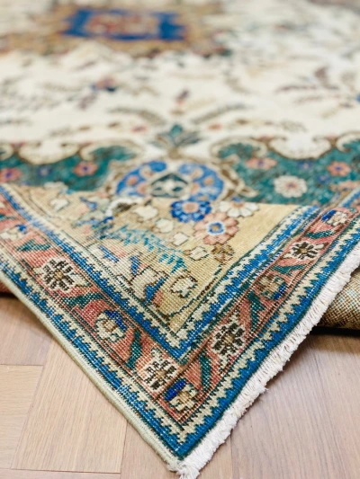 Vintage vloerkleed 59417 375cm x 308cm