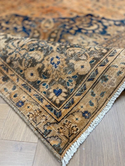 Vintage kirman vloerkleed 64248 373cm x 284cm