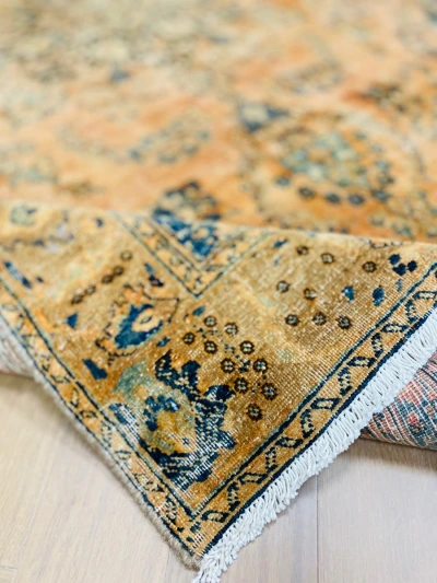 Vintage kirman vloerkleed 64286 265cm x 179cm