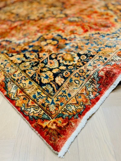 Vintage kirman vloerkleed 64323 415cm x 307cm