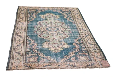Vintage vloerkleed groen 9418 247cm x 165cm 