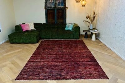 Handgemaakt vloerkleed uit Afghanistan 12117 284cm x 200cm