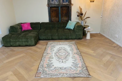 Vintage vloerkleed 12675 207cm x 117cm  