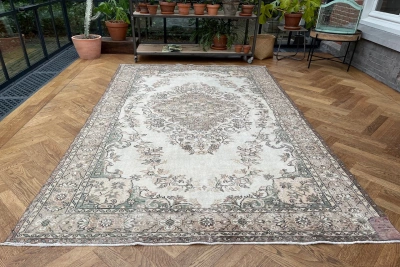 Vintage vloerkleed beige nr.15148 300cm x 188cm 