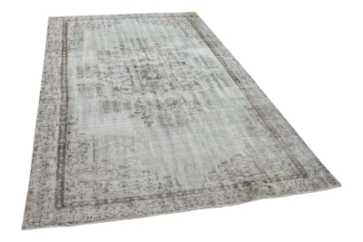 Vintage vloerkleed blauw 17141 290cm x 175cm