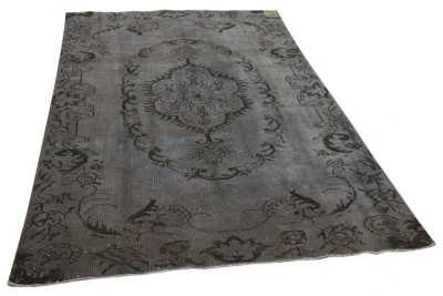 Vintage vloerkleed grijs 19375 256cm x 164cm