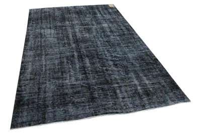 Vintage vloerkleed zwart 29724 292cm x 178cm