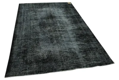 Vintage vloerkleed zwart 33353 267cm x 171cm