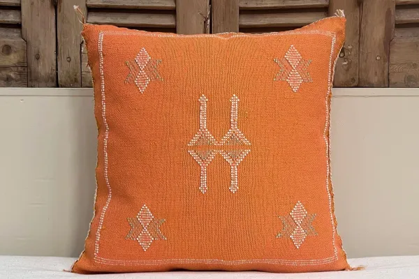 Sabra Kussen Marokko oranje 45cm x 45cm incl vulling nr.14169