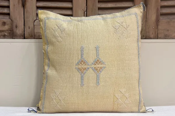 Sabra Kussen Marokko geel 45cm x 45cm incl vulling nr.14208