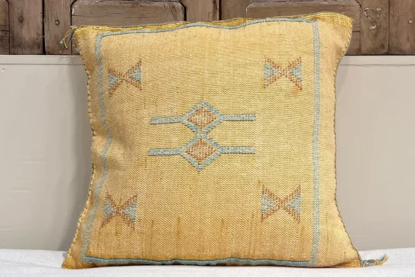 Sabra Kussen Marokko geel 45cm x 45cm incl vulling nr.14209