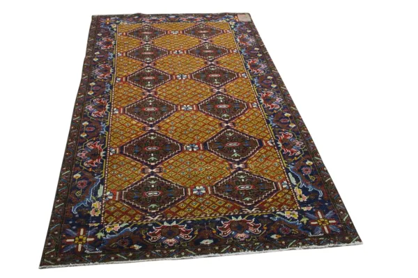 Vintage vloerkleed bruin nr 22762 245cm x 136cm