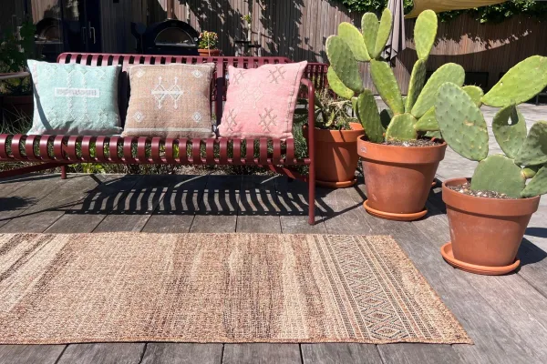 jute look loper voor binnen en buiten gebruik (200cm x 80cm) nr.8761