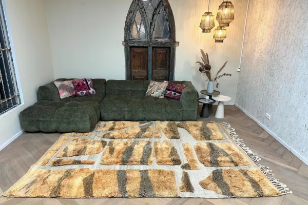 Berber vloerkleed 96418 305cm x 215cm