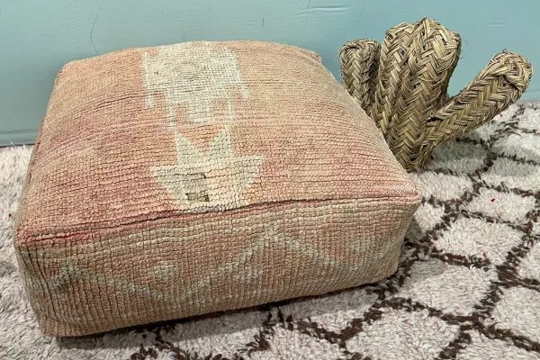 Marokkaanse Poef 60cm x 60cm x 25cm nr: 44094