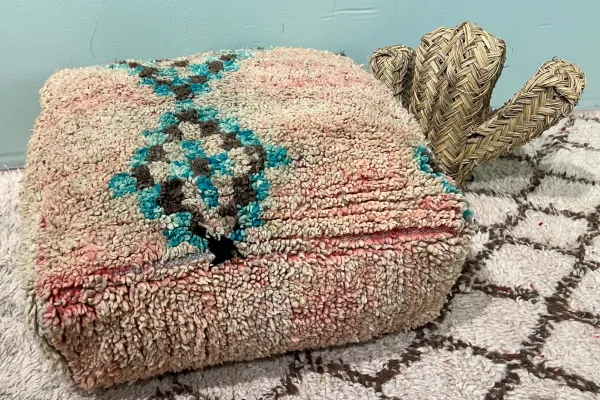 Marokkaanse Poef 60cm x 60cm x 25cm nr: 44098