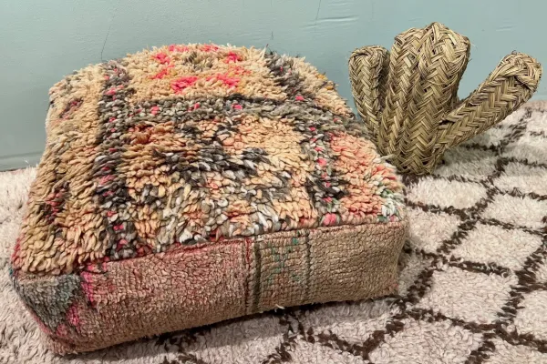 Marokkaanse Poef nr.44139 60cm x 60cm x 25cm