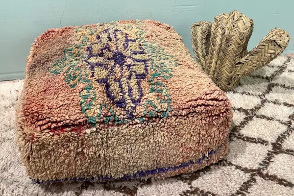 Marokkaanse Poef nr.44141 60cm x 60cm x 25cm