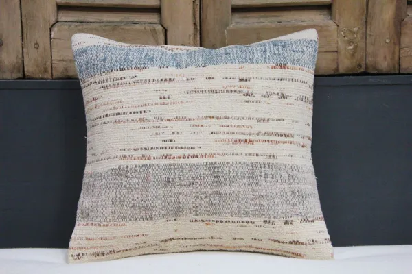 Kussen uit Turkije 50cm x 50cm incl binnenkussen katoenen achterkant (beige) Nr.51737