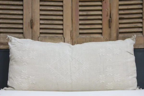 Sabra Kussen uit Marokko grijs 100cm x 50cm incl vulling nr. 58137