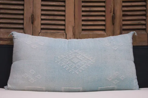 Sabra Kussen uit Marokko blauw 100cm x 50cm incl vulling nr. 58153