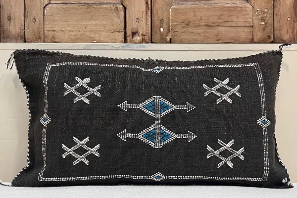 Sabra Kussen uit Marokko bruin 60cm x 40cm incl vulling nr.61223