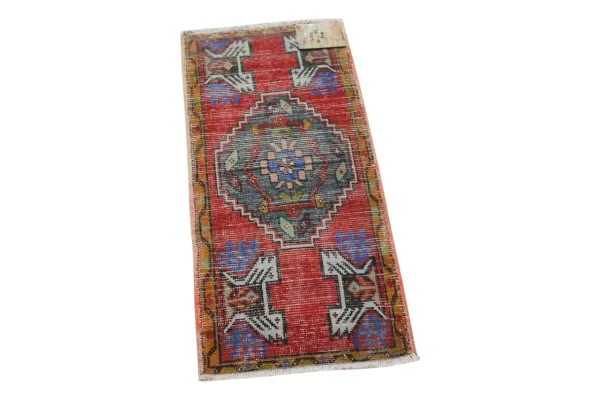 Vintage vloerkleed 71213 107cm x 52cm