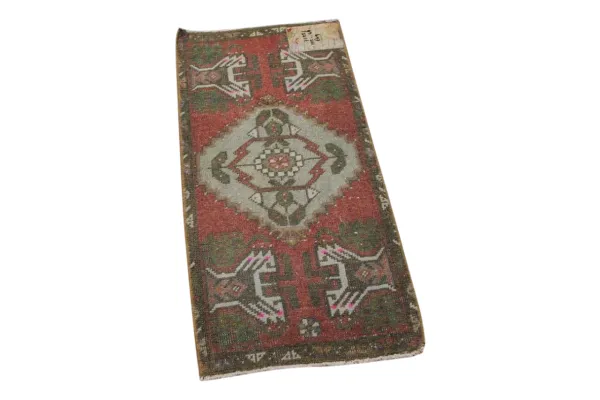 Vintage vloerkleed 71251 102cm x 46cm