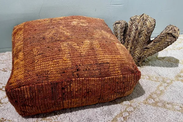 Moroccan Pouf No. 12036 60cm x 60cm x 25cm including filling