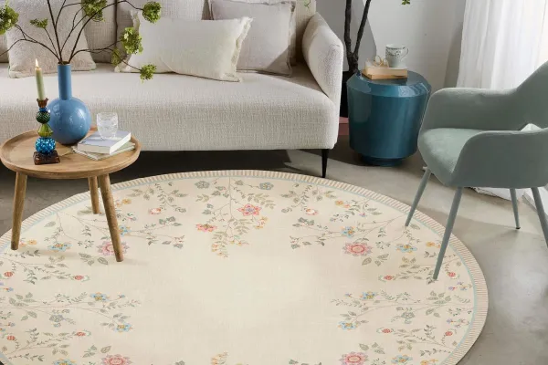 Campo de Flores by Pip Off White Rond