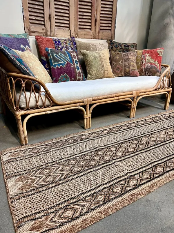 jute look loper voor binnen en buiten gebruik (200cm x 80cm) nr.8690