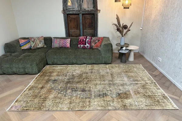 Vintage Perzisch vloerkleed 65026 286cm x 190cm
