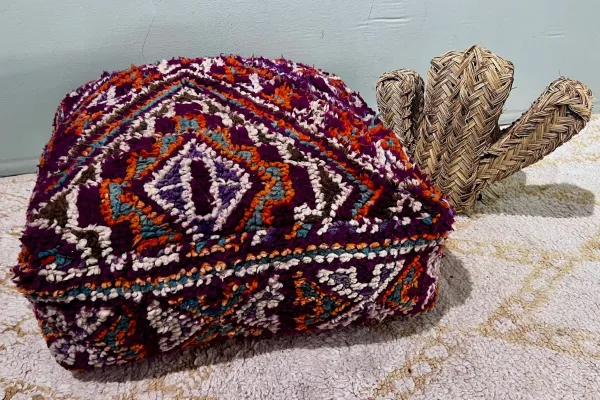 Moroccan Pouf No. 12025 60cm x 60cm x 25cm including filling