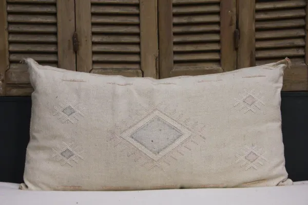 Sabra Kussen uit Marokko beige 100cm x 50cm incl vulling nr. 91200