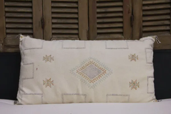 Sabra Kussen uit Marokko beige 100cm x 50cm incl vulling nr. 91206