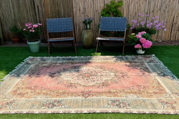 Buitenkleed rozenkelim 9680 gemaakt van PET Flessen (VOORVERKOOP, leverbaar in juli)