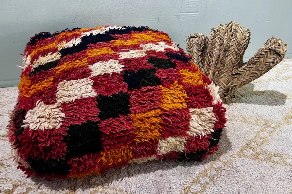 Moroccan Pouf No. 12030 60cm x 60cm x 25cm including filling