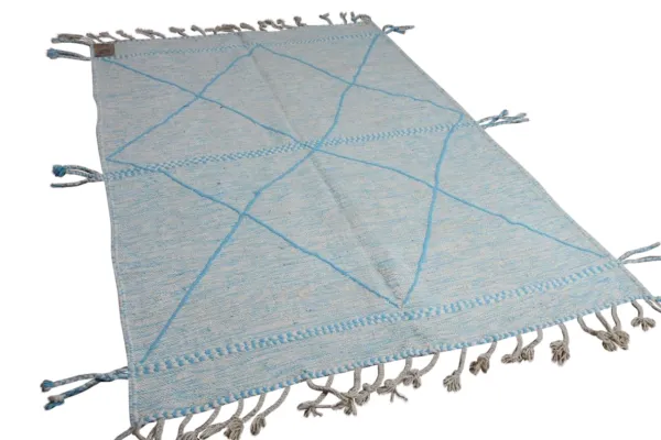 SALE Beni ouarain vloerkleed platgeweven (geen hoge pool)  240cm x  165cm 