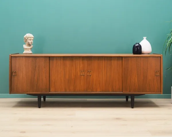 Origineel deens design sideboard/lowbard teak 64cm hoog x 180cm lang x 45cm diep