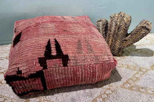 Moroccan Pouf No. 12021 60cm x 60cm x 25cm including filling