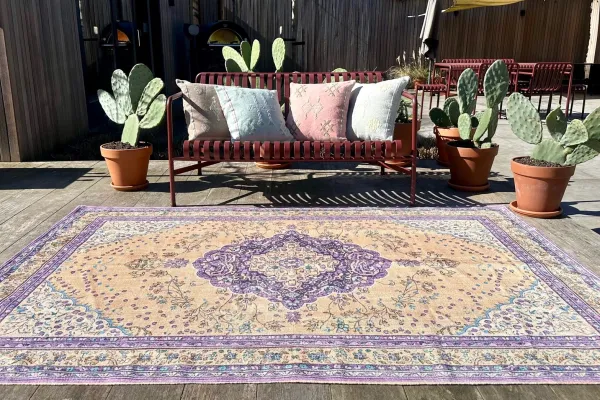 Buitenkleed rozenkelim 2060 gemaakt van PET Flessen (VOORVERKOOP, leverbaar vanaf eind juni)