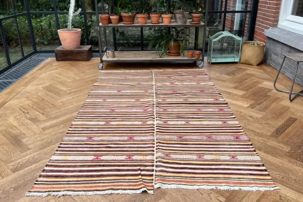 sale Kelim authentiek, handgeweven in Helvaci (Turkije) 15129 256cm x 154cm